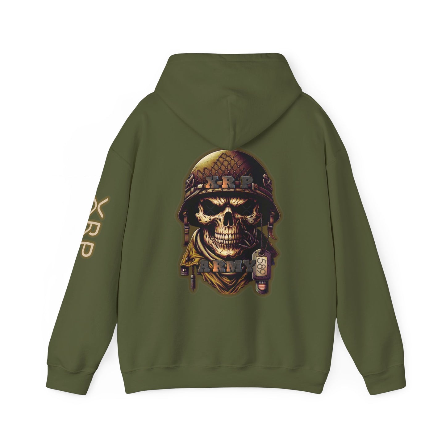 'XRP ARMY' Hooded Sweatshirt - Unisex Crypto Apparel