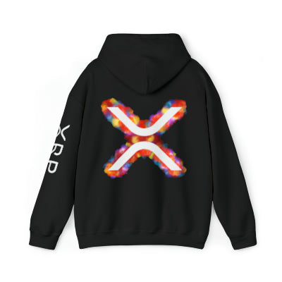 XRP 'Phoenix Rising X' Hooded Sweatshirt - Unisex Crypto Apparel
