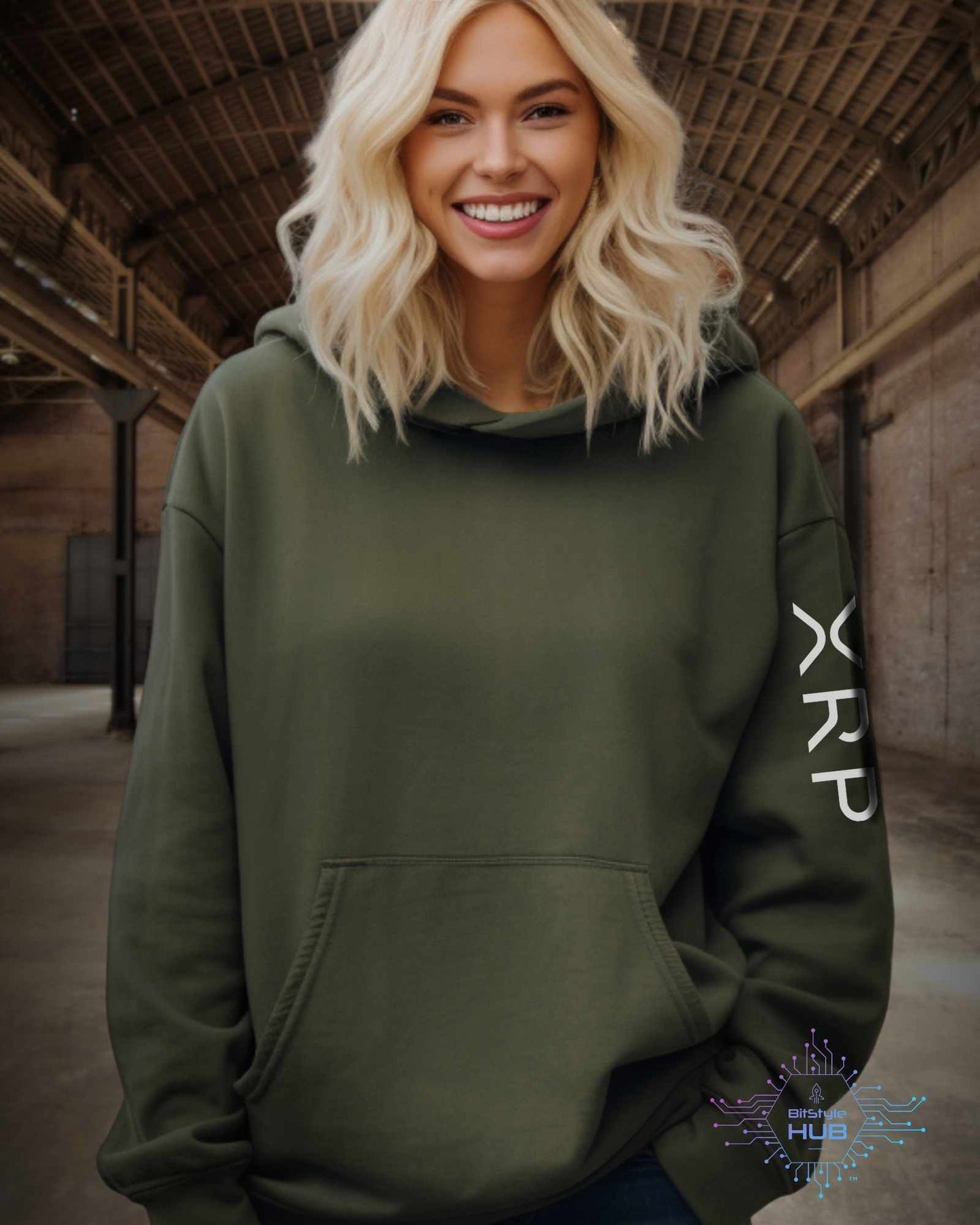 'XRP ARMY X' Hooded Sweatshirt - Unisex Crypto Apparel
