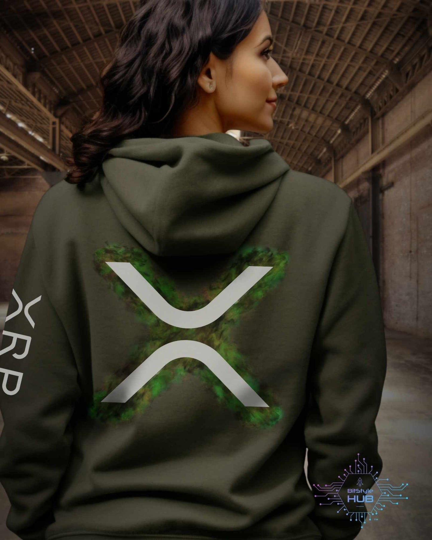 'XRP ARMY X' Hooded Sweatshirt - Unisex Crypto Apparel
