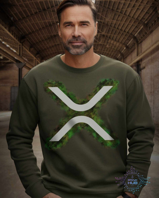 'XRP ARMY X' Sweatshirt - Unisex Crypto Apparel