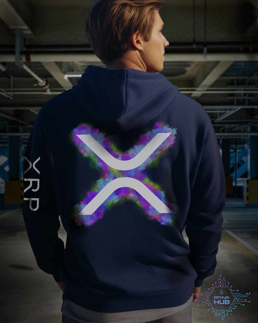 XRP 'WEN Moon X'  Hooded Sweatshirt -Unisex Crypto Apparel