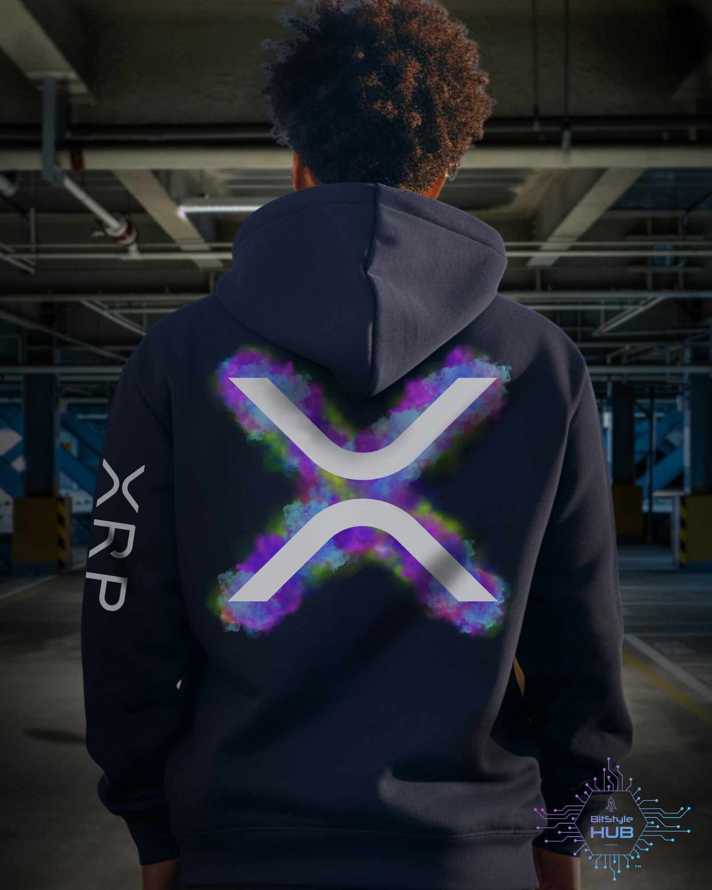 XRP 'WEN Moon X'  Hooded Sweatshirt -Unisex Crypto Apparel