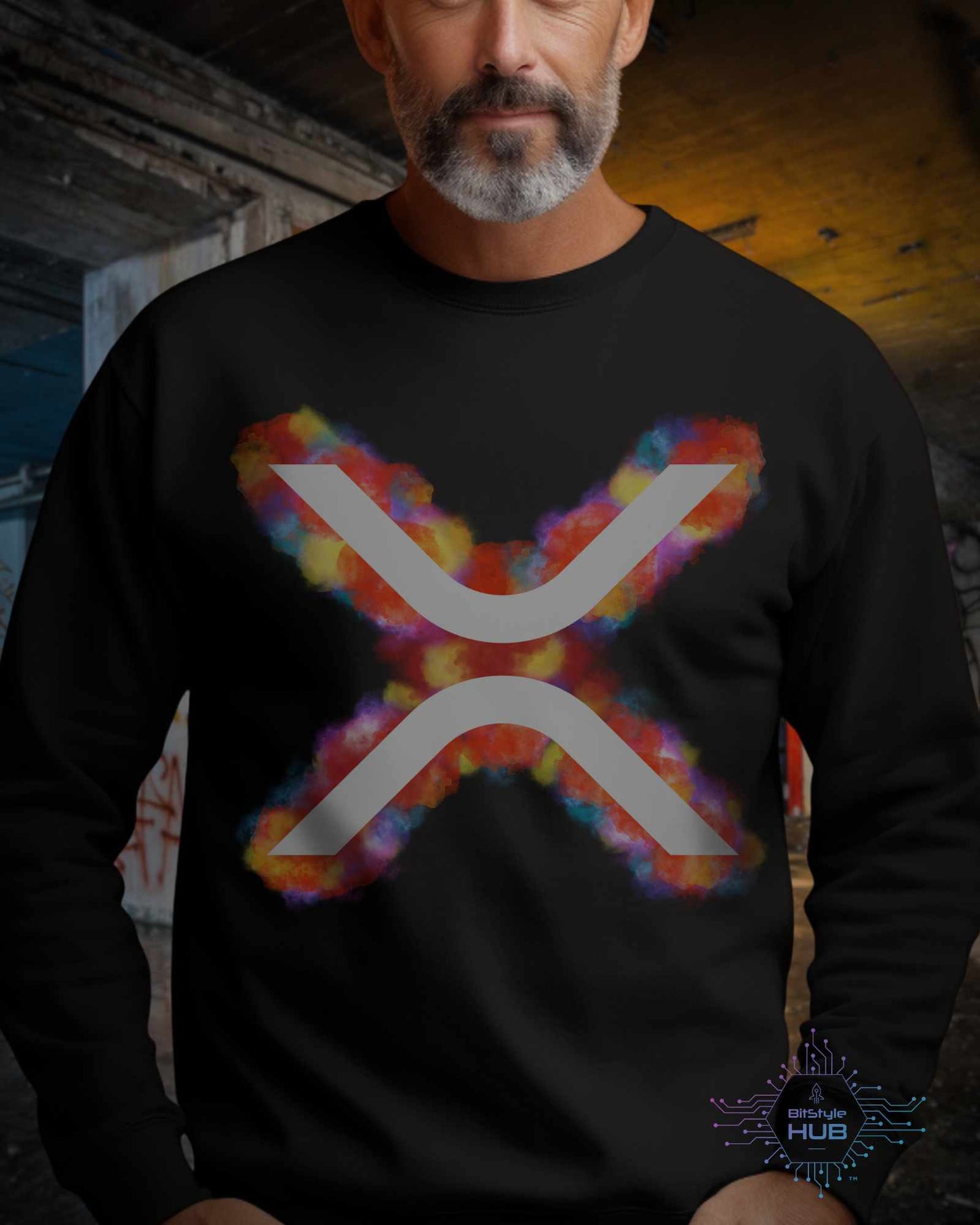 XRP 'Phoenix Rising X' Sweatshirt - Unisex Crypto Apparel